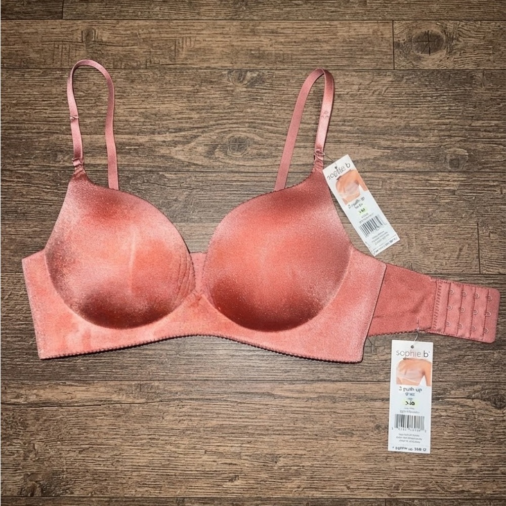sophie b. Velvet T-shirt 36B Bra in Dusty Rose